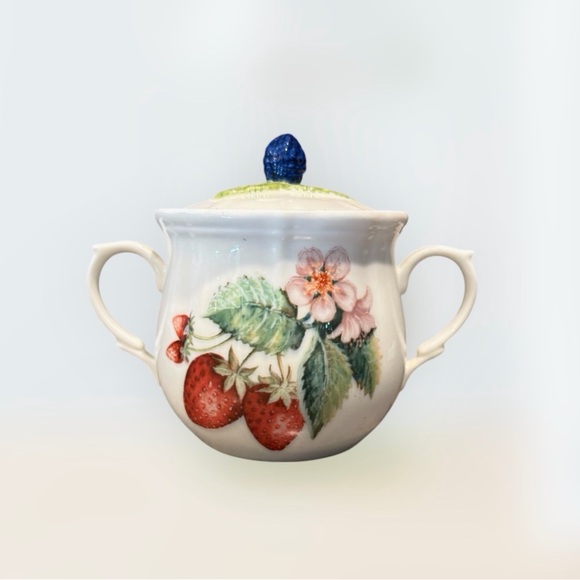Lenox Other - Lenox Spring Harvest Porcelain Sugar Bowl with Lid